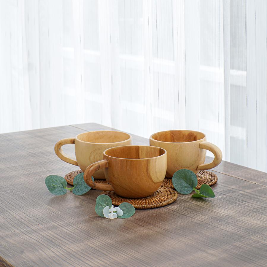 Cangkir Kopi Kayu Jati Dekayu | Wooden Cup | Cangkir Teh Serbaguna