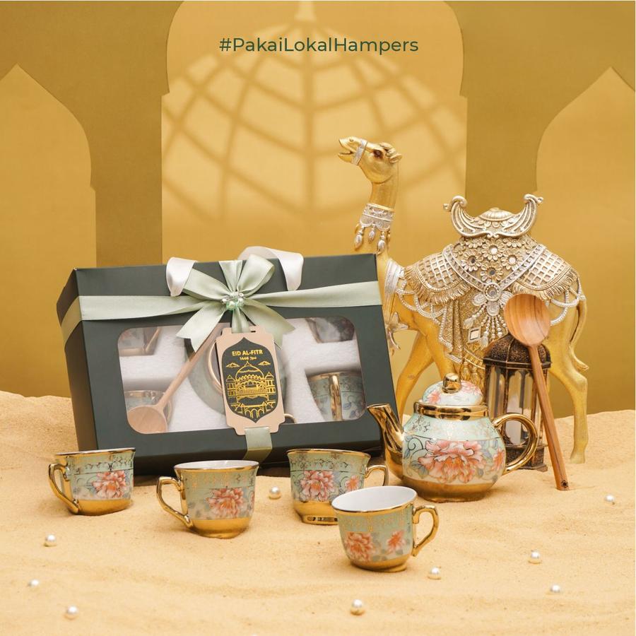Dekayu - Hampers SAMIRA | Hampers Idul Fitri | Parsel Lebaran | Personal Gift | Tea Cup Set | Coorporate Gift Raya
