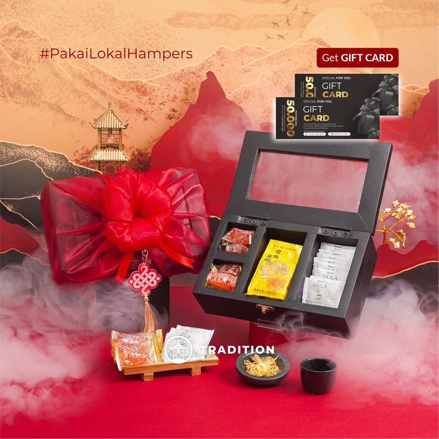 Dekayu - Hampers Imlek JIE KANGJIAN | Kado Imlek Estetik | Chinese New Year Hampers | Personal Gift | Coorporate Gift | CNY Hampers | FREE Greeting Card