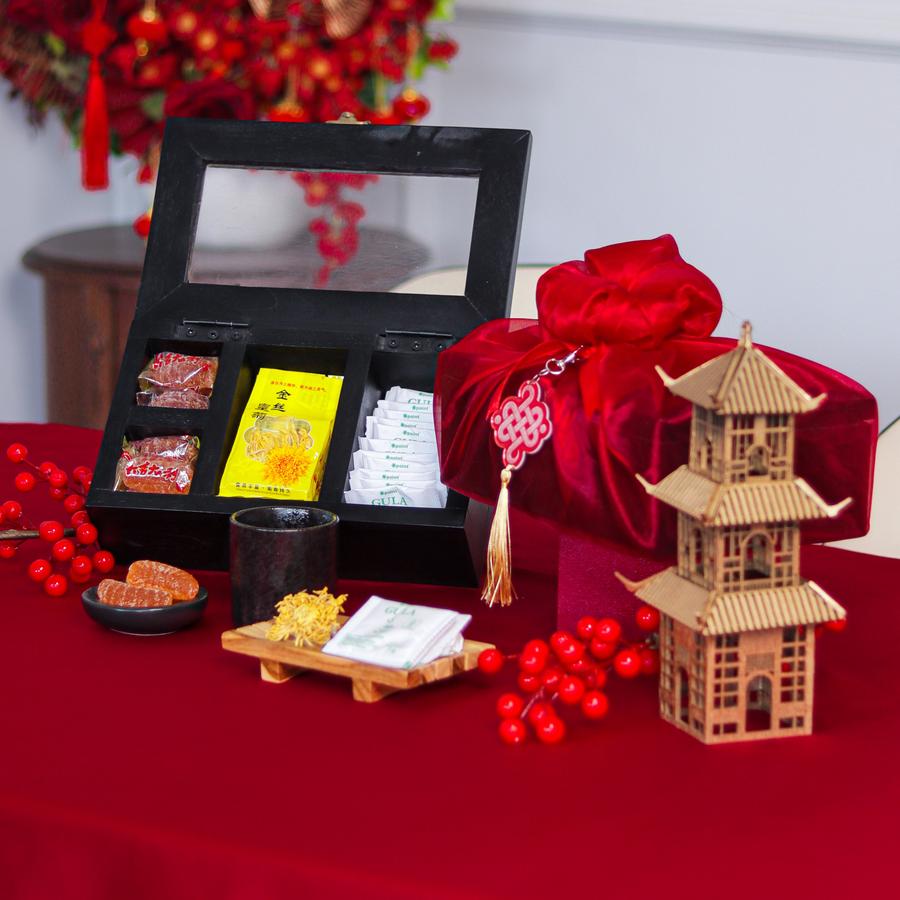 Dekayu - Hampers Imlek JIE KANGJIAN | Kado Imlek Estetik | Chinese New Year Hampers | Personal Gift | Coorporate Gift | CNY Hampers | FREE Greeting Card