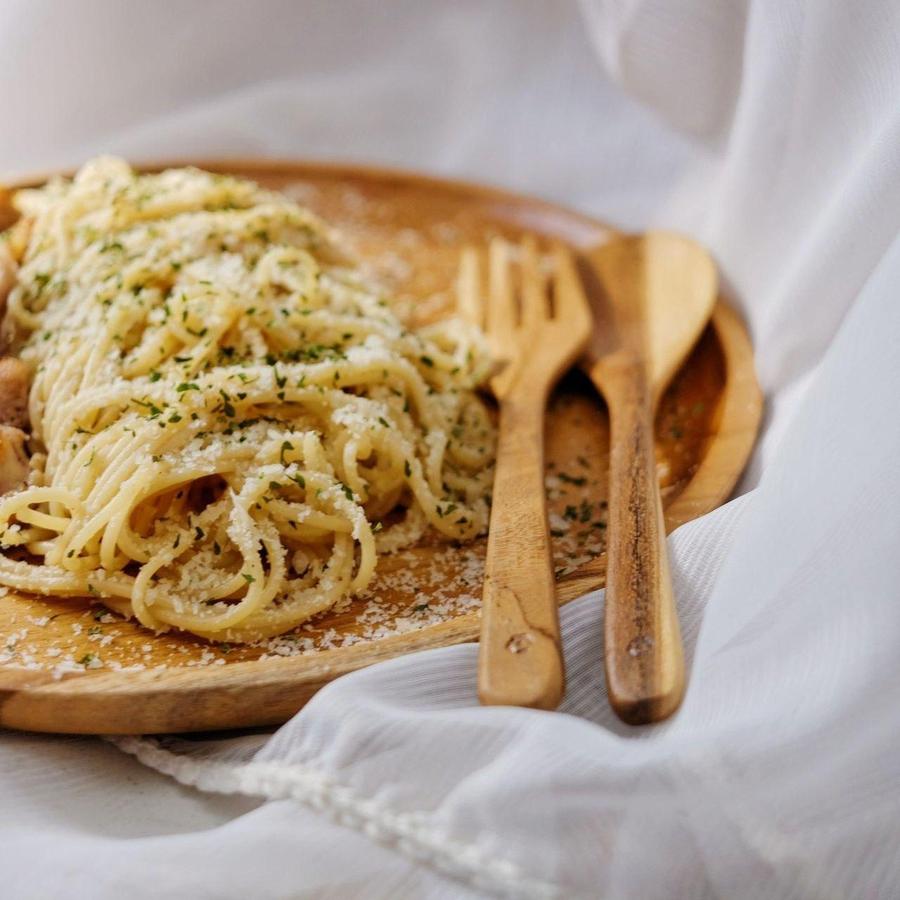 Dekayu Piring Makan Kayu Jati / Wooden Plate