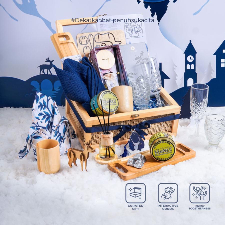 Dekayu - Hampers WONDER DREAM | Kado Natal | Hampers Xmast | Hampers Natal dan Tahun Baru | Christmas Hampers | Coorporate Gift | Coklat Mones Gift set