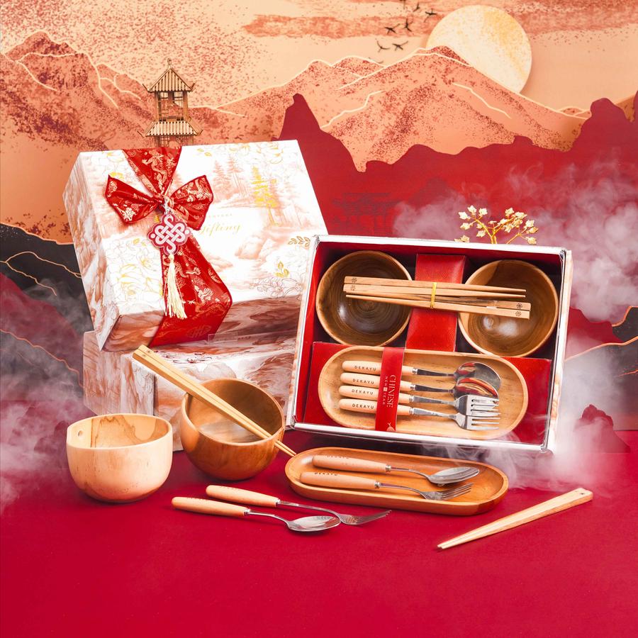 Dekayu - Hampers Imlek XIE JINGMI | Kado Imlek Estetik | Chinese New Year Hampers | Personal Gift | Coorporate Gift | CNY Hampers | FREE Greeting Card