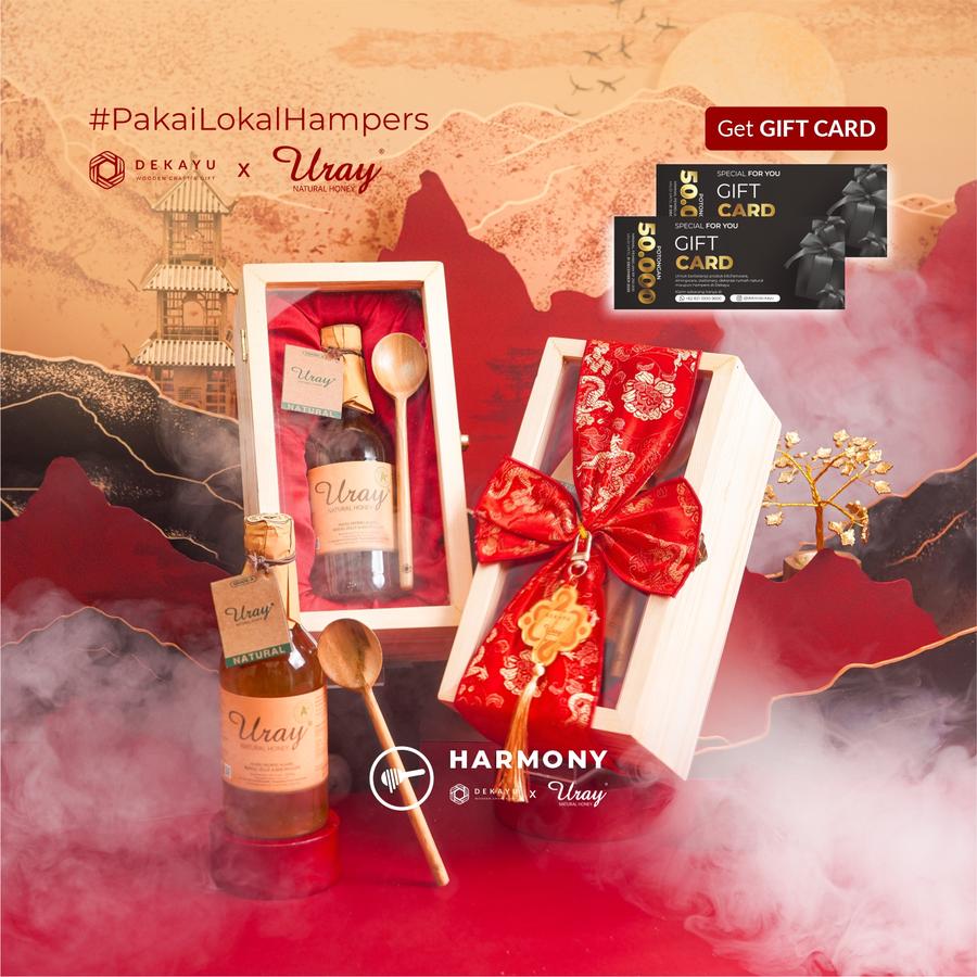Dekayu - Hampers Imlek GOLDEN SUN | Kado Imlek Estetik | Chinese New Year Hampers | Personal Gift | Coorporate Gift | CNY Hampers | FREE Greeting Card 