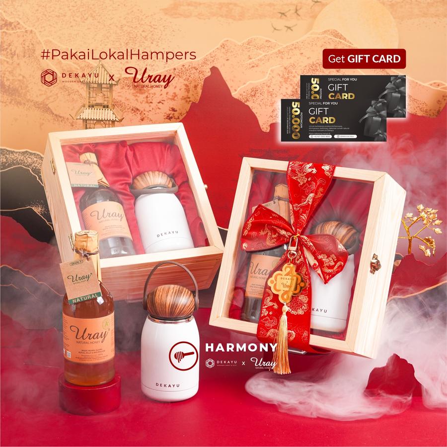 Dekayu - Hampers Imlek GOLDEN LUNAR | Kado Imlek Estetik | Chinese New Year Hampers | Personal Gift | Coorporate Gift | CNY Hampers | FREE Greeting Card