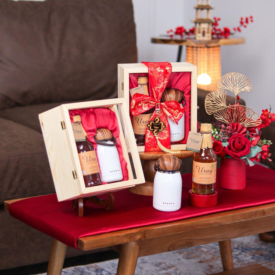 Dekayu - Hampers Imlek GOLDEN LUNAR | Kado Imlek Estetik | Chinese New Year Hampers | Personal Gift | Coorporate Gift | CNY Hampers | FREE Greeting Card
