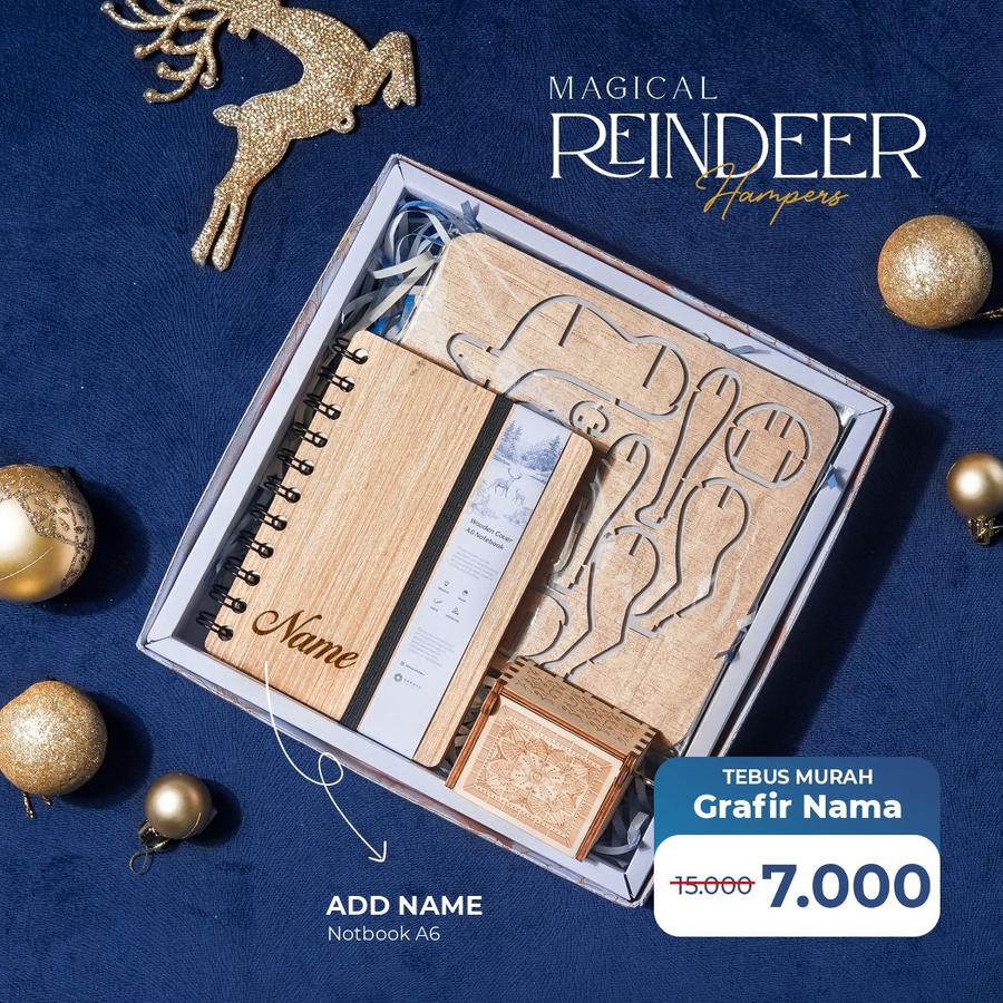 Dekayu - Hampers MAGICAL REINDEER | Kado Natal | Hampers Xmast | Hampers Natal dan Tahun Baru | Christmas Hampers | Coorporate Gift | Hampers Kotak Musik