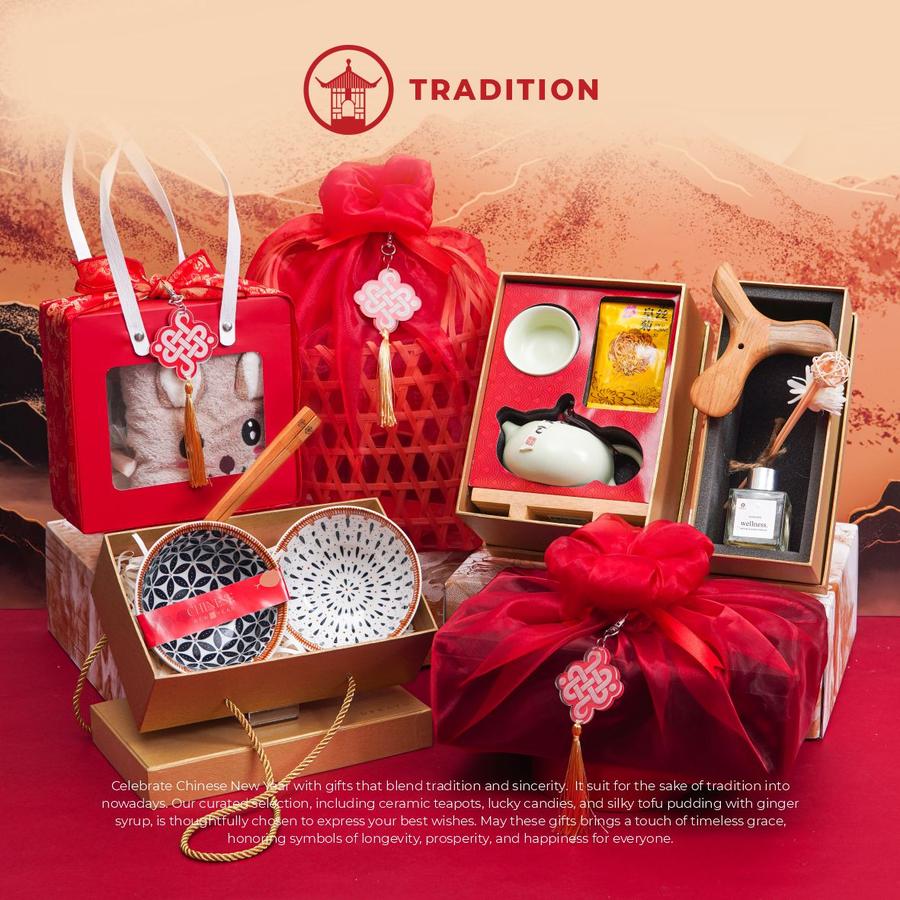 Dekayu - Hampers Imlek MEI MEI | Kado Imlek Estetik | Chinese New Year Hampers | Personal Gift | Coorporate Gift | CNY Hampers | FREE Greeting Card