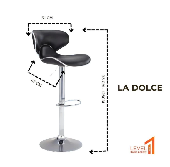 Kursi Bar La Dolce Minimalis Estetik | Barstool Modern Premium Mewah Murah Estetik