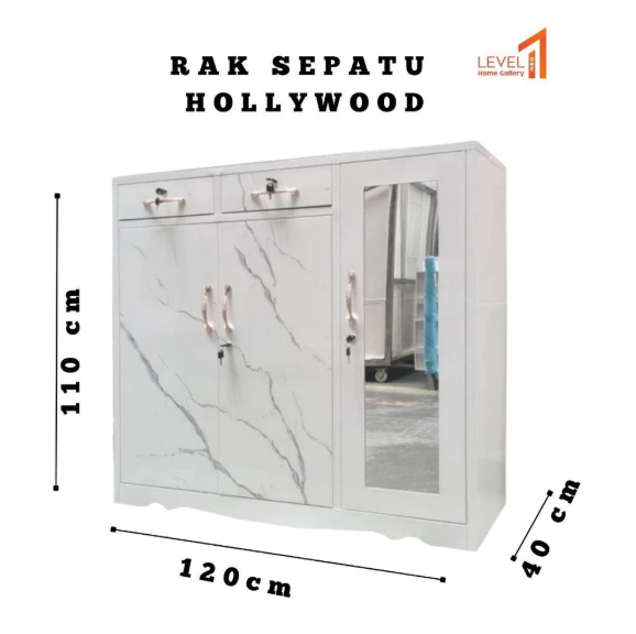 Rak Sepatu Besi Jumbo Premium | Rak Sepatu Minimalis Premium