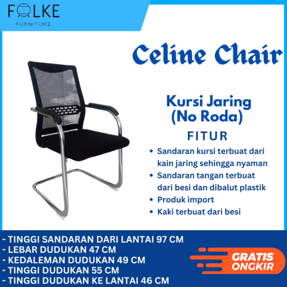 Kursi Kantor Jaring | Kursi Meeting Besi | Kursi Staff | Kursi Meeting