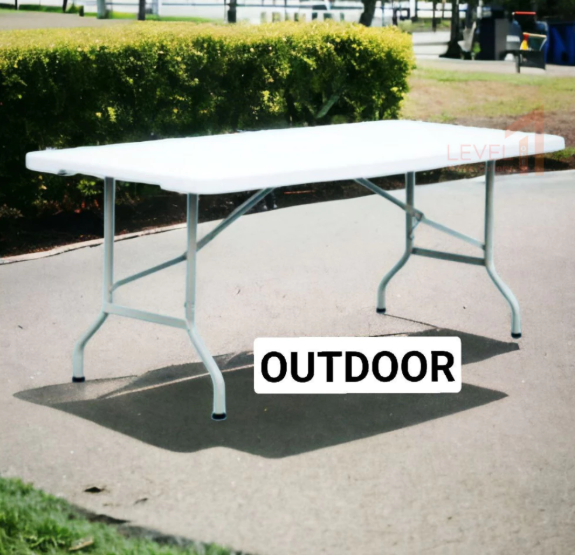 Meja Lipat Ashton Folding Table Meja Outdoor Meja Jualan Meja Kafe Meja Meeting Meja Multifungsi - HQ ZY150 (BULAT)