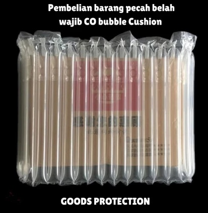 Air Cushion Bubble bag untuk extra packing barang fragile pecah belah