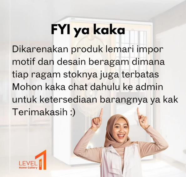 Lemari Pakaian Besi Metal Plat Sliding 2 Pintu Geser Wardrobe Jumbo Uk. 90cm x 185cm I 120cm x 195cm I 120cm x 250cm Besar