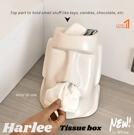 Tempat Box Tissue | Kotak Tissue Keramik Unik Minimalis | Kotak Tisu Aesthetic Kado Souvenir Gift Mewah Premium