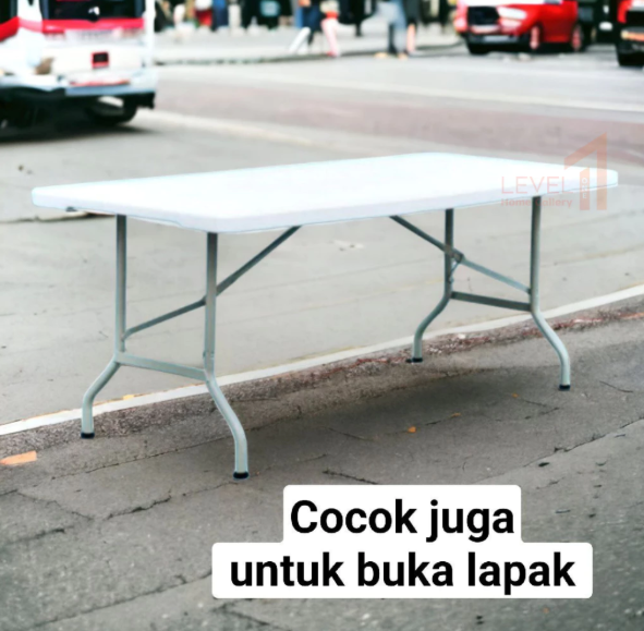 Meja Lipat Ashton Folding Table Meja Outdoor Meja Jualan Meja Kafe Meja Meeting Meja Multifungsi