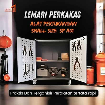 Lemari Besi Kabinet Piero SP A01 Penyimpanan Perkakas Alat Tukang Alat Mekanik | Metal ToolBox Trolly Bengkel Tool kit Pegboard Tool
