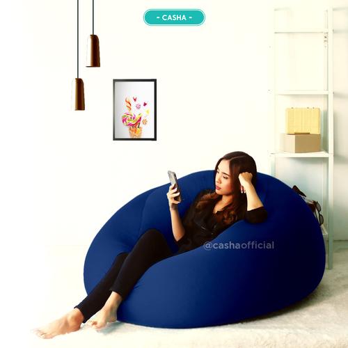 CASHA - BEAN BAG GUMMY (COVER ONLY) size XL–BAHAN POLYESTER STRETCH