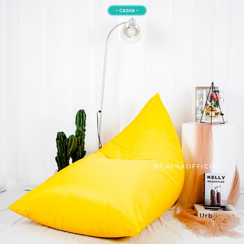 PLUS ISI - CASHA BEAN BAG TRIANGLE WATERPROOF SIZE MEDIUM 