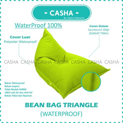 (COVER ONLY) CASHA Triangle Bahan WATERPROOF TANPA ISI size M