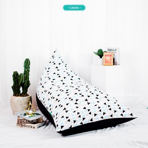 (COVER ONLY) CASHA Triangle MEDIUM Katun Motif TANPA ISI - Size Medium