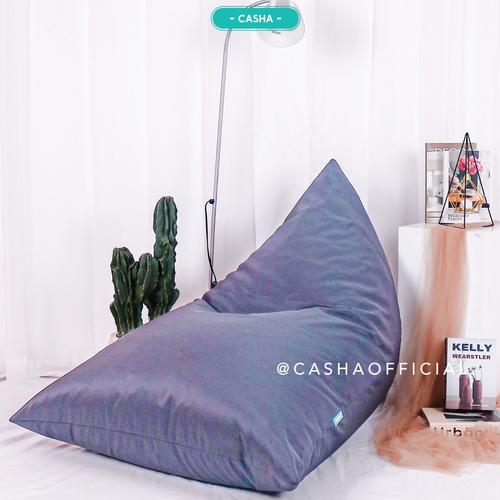 PLUS ISI - CASHA BEAN BAG TRIANGLE WATERPROOF SIZE MEDIUM 