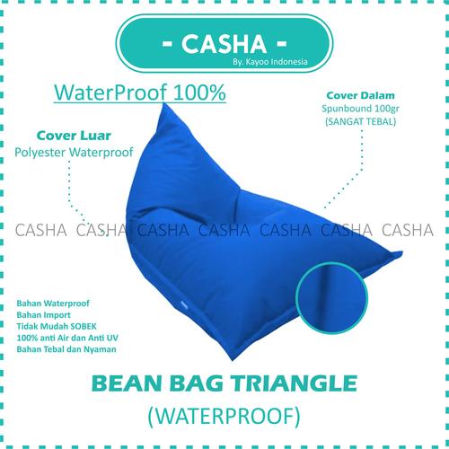 (COVER ONLY) CASHA Triangle Bahan WATERPROOF TANPA ISI size M