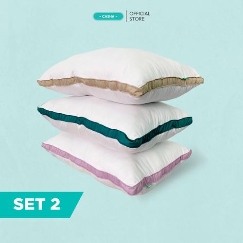 CASHA Set Bantal Tidur Bahan Premium
