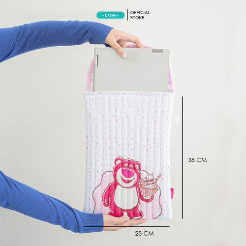 Casha - Disney Cartoon Laptop Sleeve 12-14 inc /Disney Cartoon Puffy Sleeve/ Tas Laptop Karakter Disne
