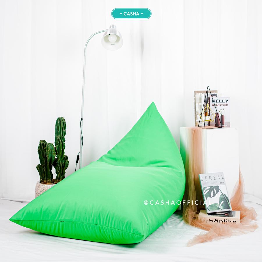 PLUS ISI - CASHA BEAN BAG TRIANGLE WATERPROOF SIZE MEDIUM 