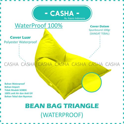 (COVER ONLY) CASHA Triangle Bahan WATERPROOF TANPA ISI size M