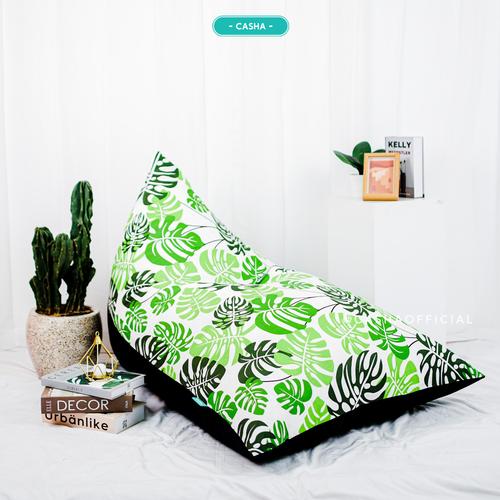 (COVER ONLY) CASHA Triangle MEDIUM Katun Motif TANPA ISI - Size Medium