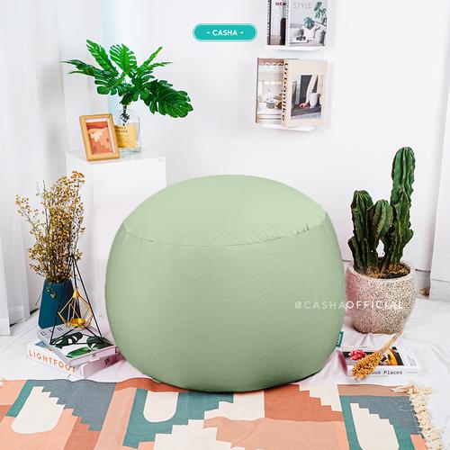 GUMMY BEAN BAG plus isi size XL - BAHAN POLYESTER STRETCH - ROUND