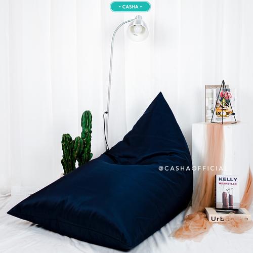 PLUS ISI - CASHA BEAN BAG TRIANGLE WATERPROOF SIZE MEDIUM 