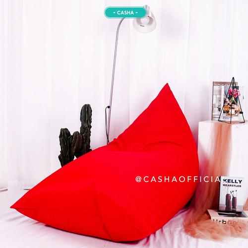 PLUS ISI - CASHA BEAN BAG TRIANGLE WATERPROOF SIZE MEDIUM 