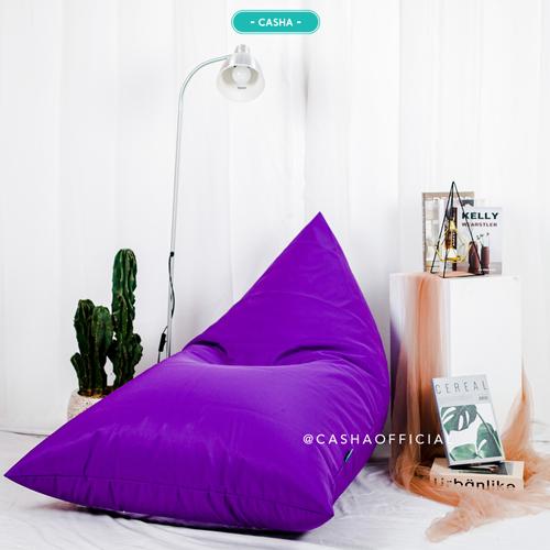 PLUS ISI - CASHA BEAN BAG TRIANGLE WATERPROOF SIZE MEDIUM 