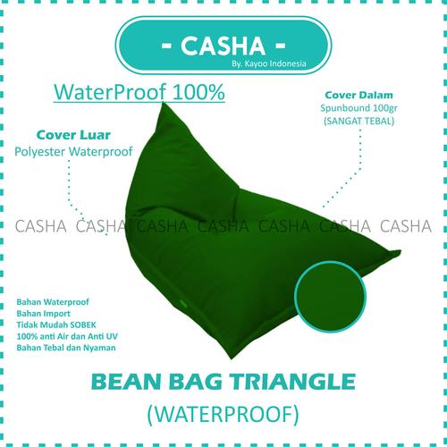 (COVER ONLY) CASHA Triangle Bahan WATERPROOF TANPA ISI size M