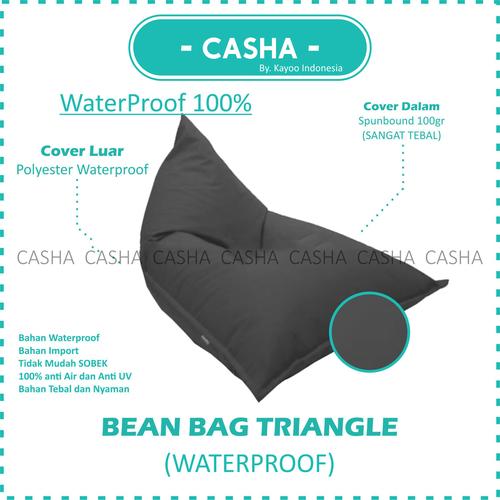(COVER ONLY) CASHA Triangle Bahan WATERPROOF TANPA ISI size M