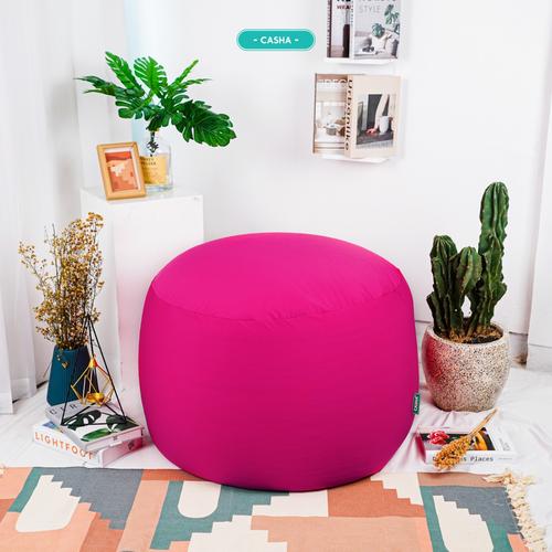 GUMMY BEAN BAG plus isi size XL - BAHAN POLYESTER STRETCH - ROUND
