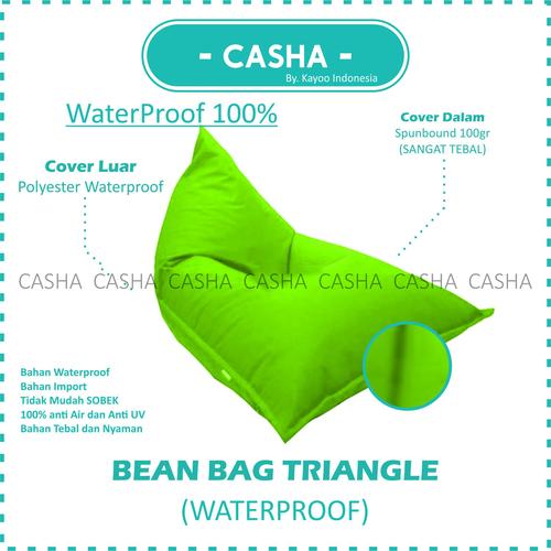 (COVER ONLY) CASHA Triangle Bahan WATERPROOF TANPA ISI size M