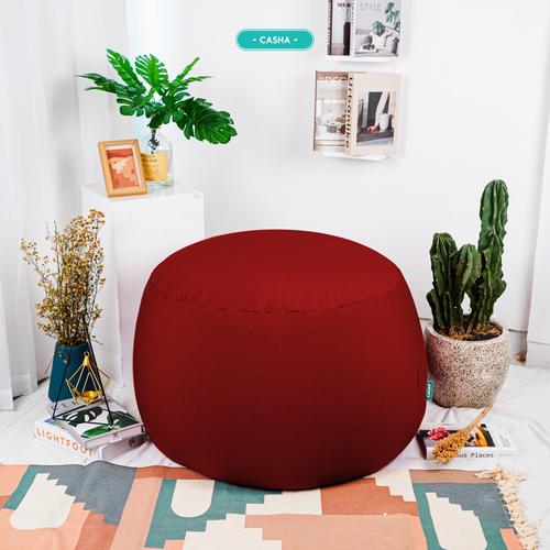 GUMMY BEAN BAG plus isi size XL - BAHAN POLYESTER STRETCH - ROUND
