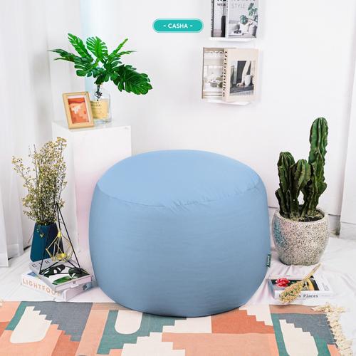 GUMMY BEAN BAG plus isi size XL - BAHAN POLYESTER STRETCH - ROUND