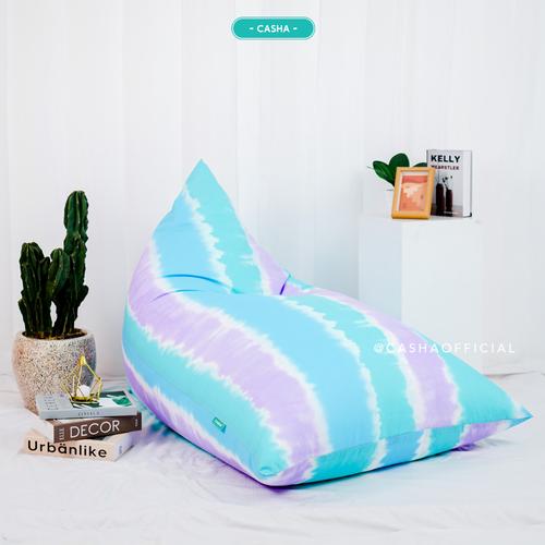 (COVER ONLY) CASHA Triangle MEDIUM Katun Motif TANPA ISI - Size Medium