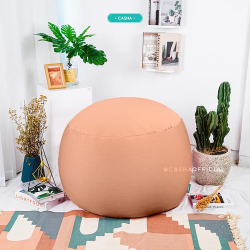 GUMMY BEAN BAG plus isi size XL - BAHAN POLYESTER STRETCH - ROUND