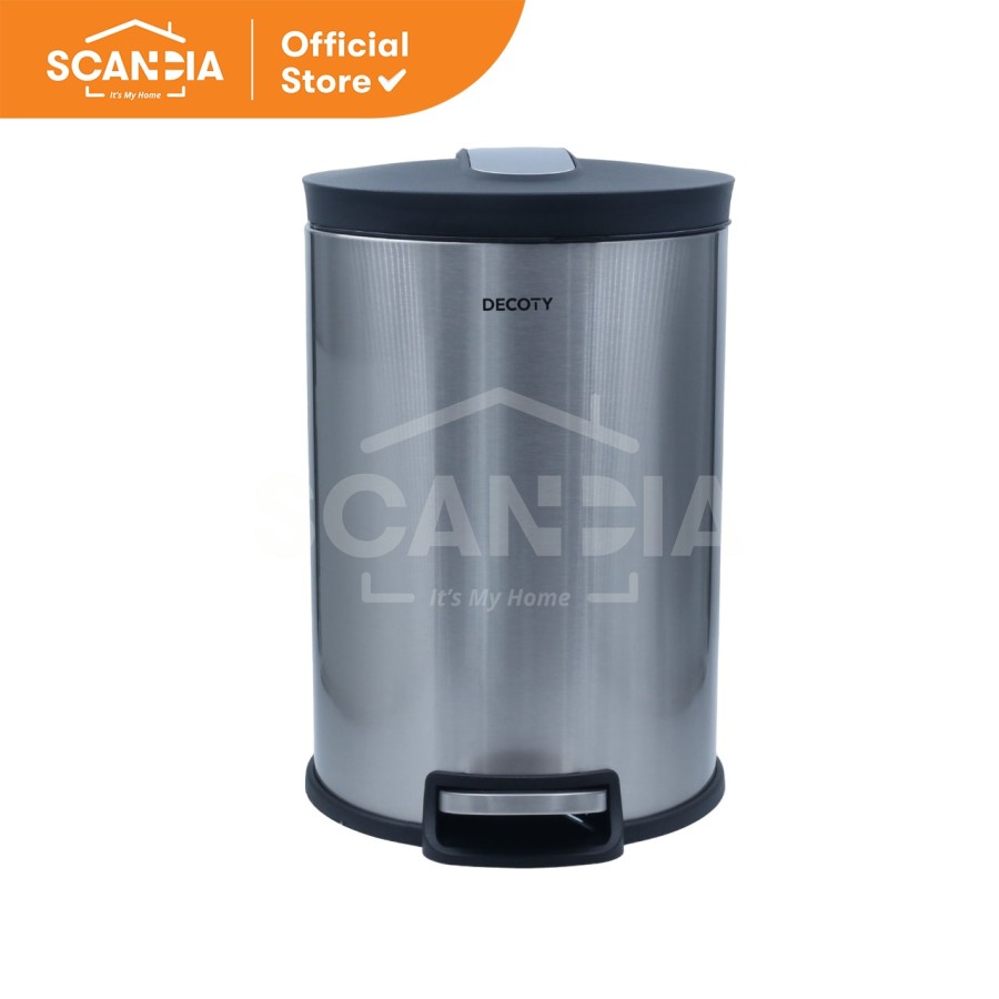 SCANDIA Tempat Sampah 12L Round Pedal Bin (P036300) - Matt