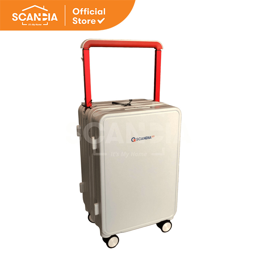 SCANDIA Koper Aaron Hardcase Luggage 20 Inch White
