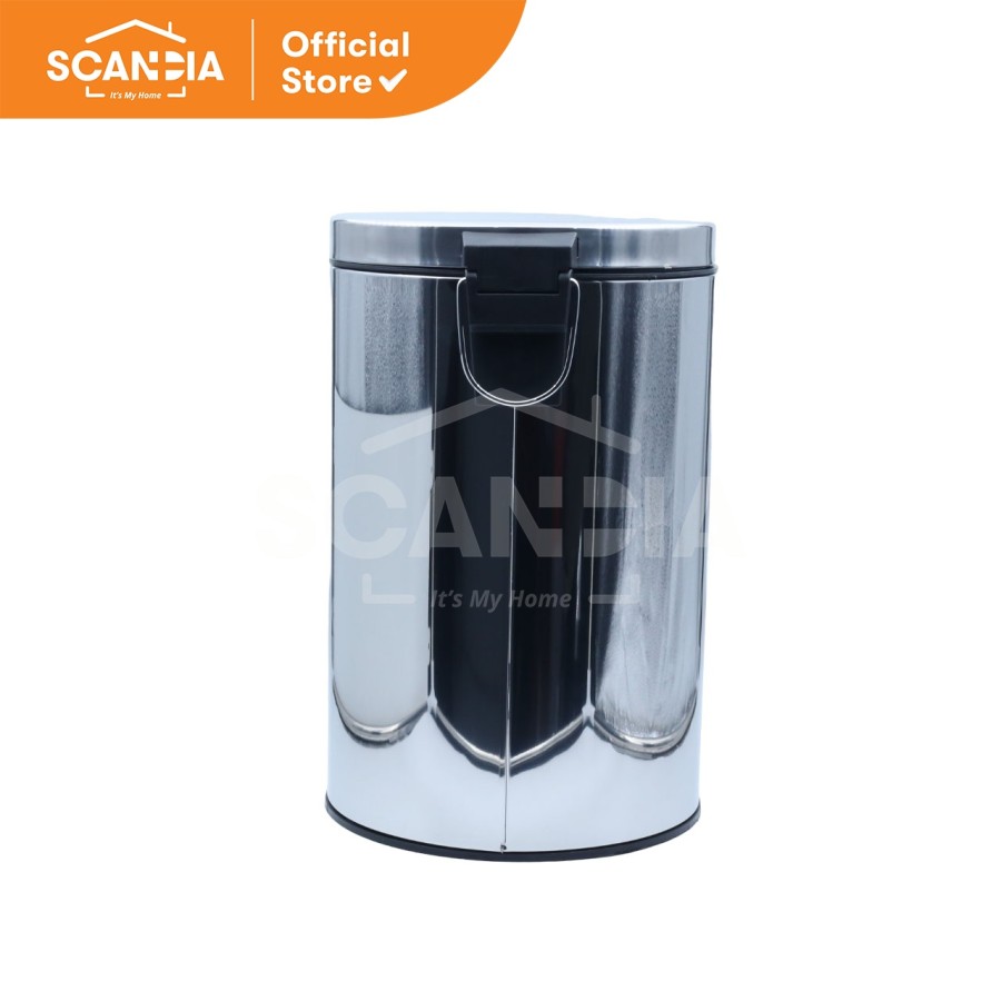 SCANDIA Tempat Sampah Decoty Pedal Trash Waste Bin Medel 12 L 25x25 cm