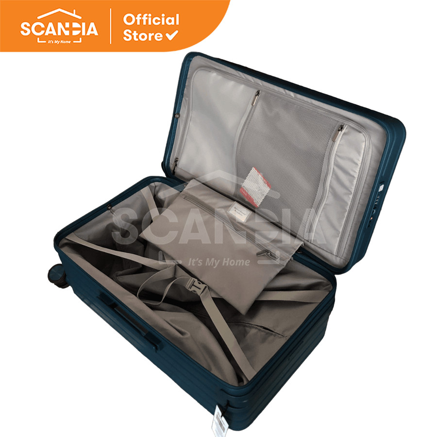SCANDIA Koper Aaron Hardcase Luggage 24 Inch Dark Green
