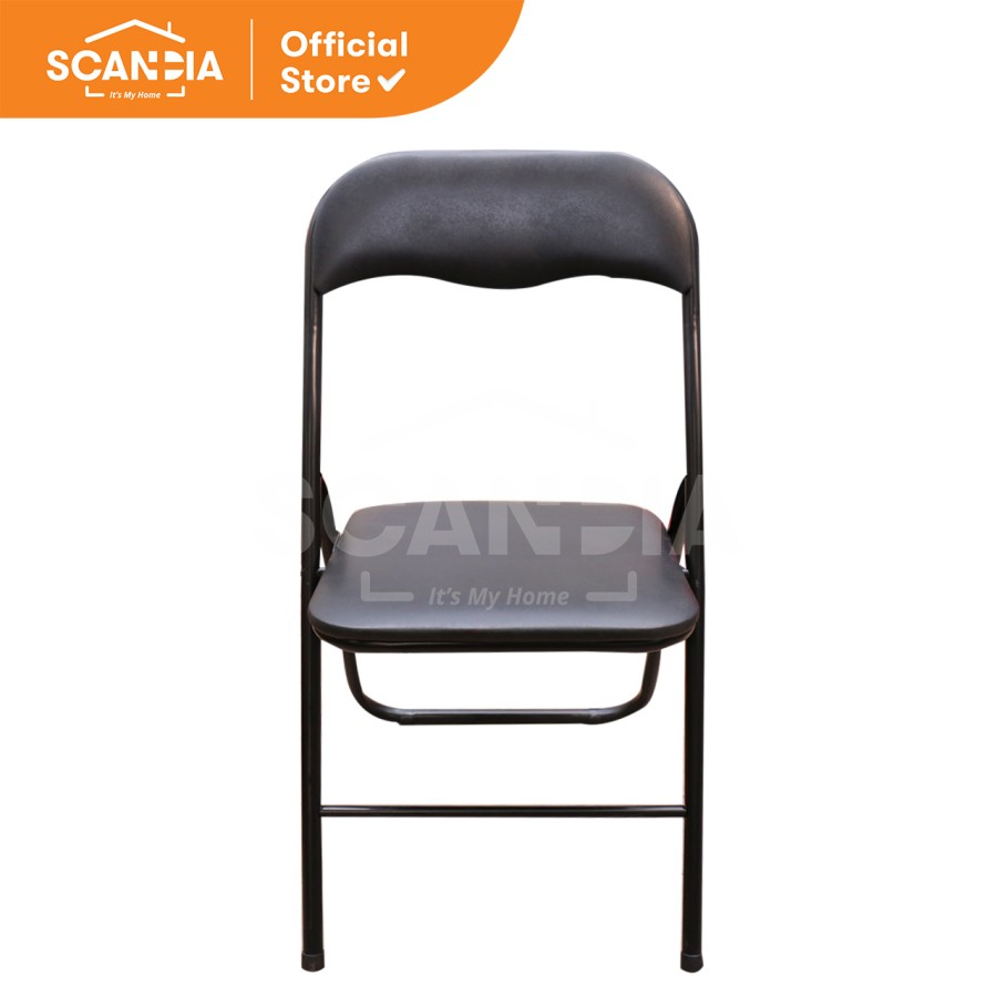 SCANDIA Kursi Lipat Folding Chair Fig 43X47X80cm Black