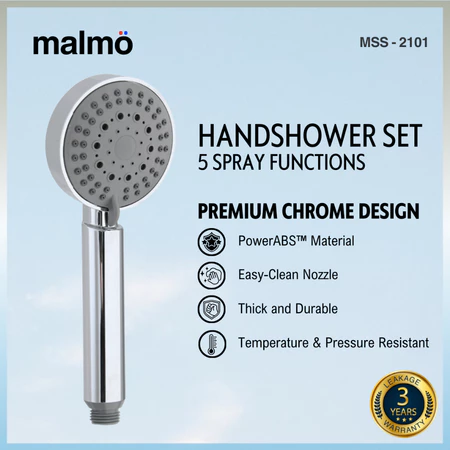 Shower Set MALMO MSS-2101 Handshower Head / Shower Kamar Mandi / Pancuran Air